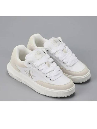 Jeans Malmo Low Top Sneakers Cream White - CALVIN KLEIN - BALAAN 2