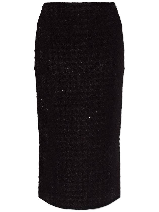 ROTATE Tweed Skirt, Women's, Black - ROTATE - BALAAN 1