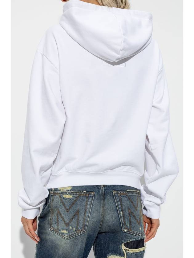 Marc Jacobs Cotton Hoodie, Women's, White - MARC JACOBS - BALAAN 4