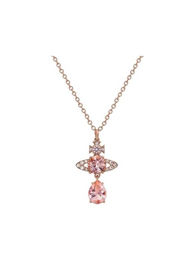 Ismene Drop Pendant Necklace Pink Gold - VIVIENNE WESTWOOD - BALAAN 1