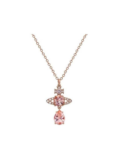 Ismene Drop Pendant Necklace Pink Gold - VIVIENNE WESTWOOD - BALAAN 1