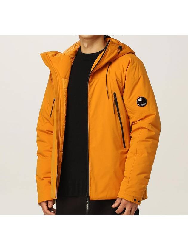 Men's Protech Lens Down Hooded Jacket Orange - CP COMPANY - BALAAN 3