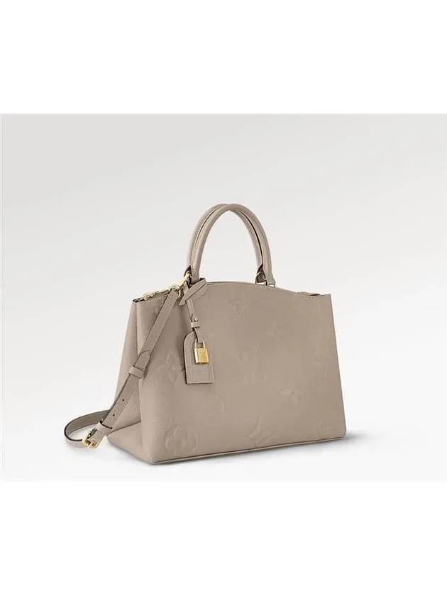 Grand Palais Monogram Empreinte Tote Bag Grey - LOUIS VUITTON - BALAAN 4