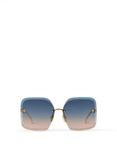 Eyewear LV Jewel Square Sunglasses Gold - LOUIS VUITTON - BALAAN 2