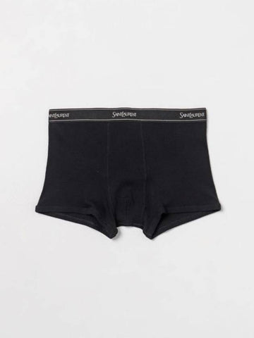 Cotton Panties Black - SAINT LAURENT - BALAAN 1