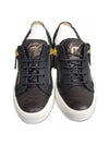 RW70001 003 May London snakeskin sneakers black - GIUSEPPE ZANOTTI - BALAAN 2