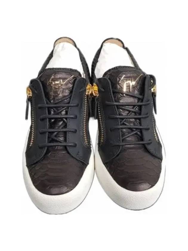 RW70001 003 May London snakeskin sneakers black Giuseppe Zanotti - GIUSEPPE ZANOTTI - BALAAN 2