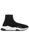 Speed Trainer High Top Sneakers Black - BALENCIAGA - BALAAN 3