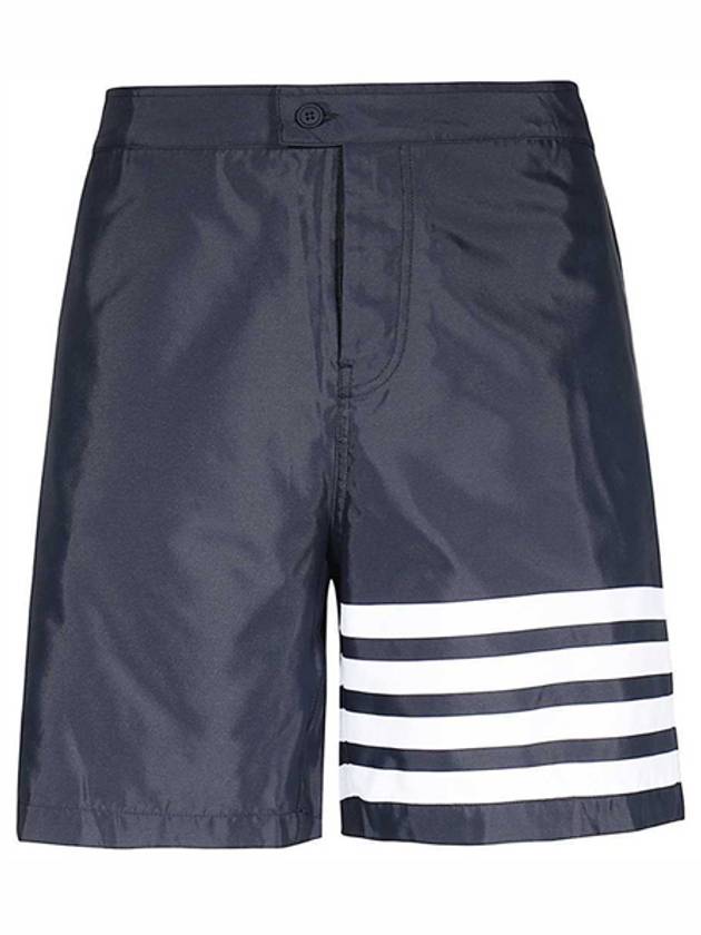 4 Bar Stripe Swim Shorts Navy - THOM BROWNE - BALAAN 2