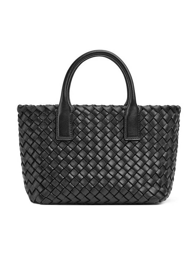 Kabat Mini Tote Bag Black - BOTTEGA VENETA - BALAAN 1