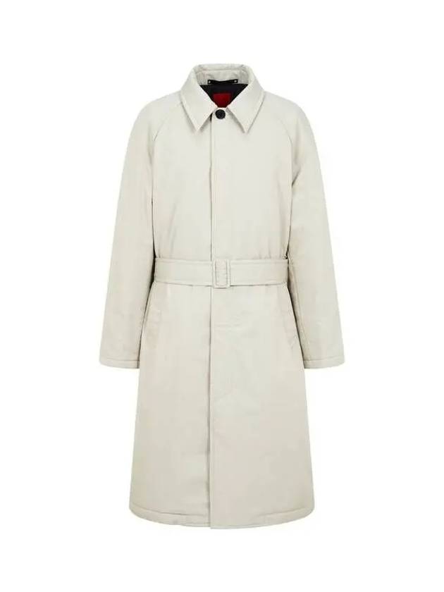 COMMISSION Belted hidden button overcoat light khaki 270506 - PAUL SMITH - BALAAN 1