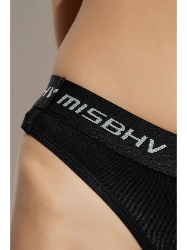 MISBHV Logo Thongs, Women's, Black - MISBHV - BALAAN 4