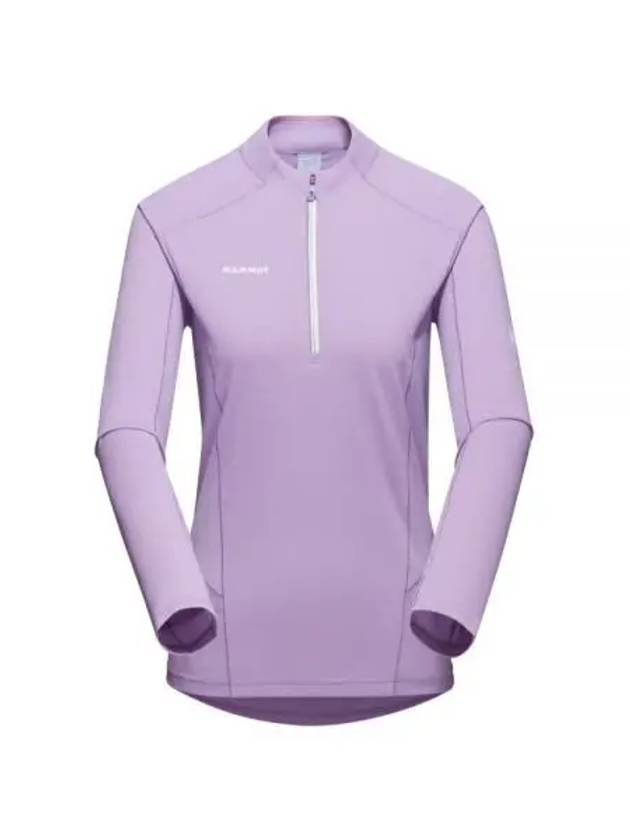 Aenergy FL ​​Half Zip-up Long Sleeve T-shirt Light Purple - MAMMUT - BALAAN 1