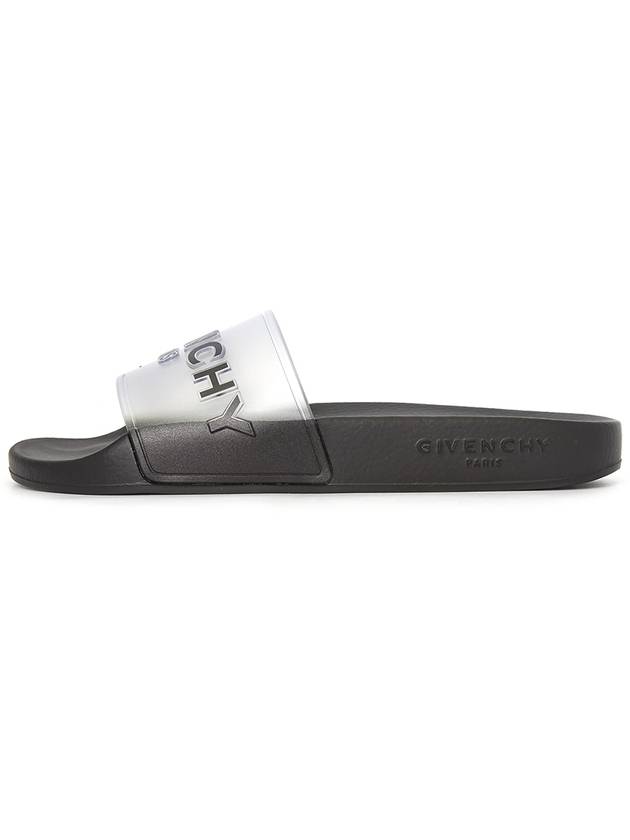 Logo Slippers Black - GIVENCHY - BALAAN.