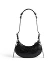 Le Cagole Small Leather Shoulder Bag Black - BALENCIAGA - BALAAN 5