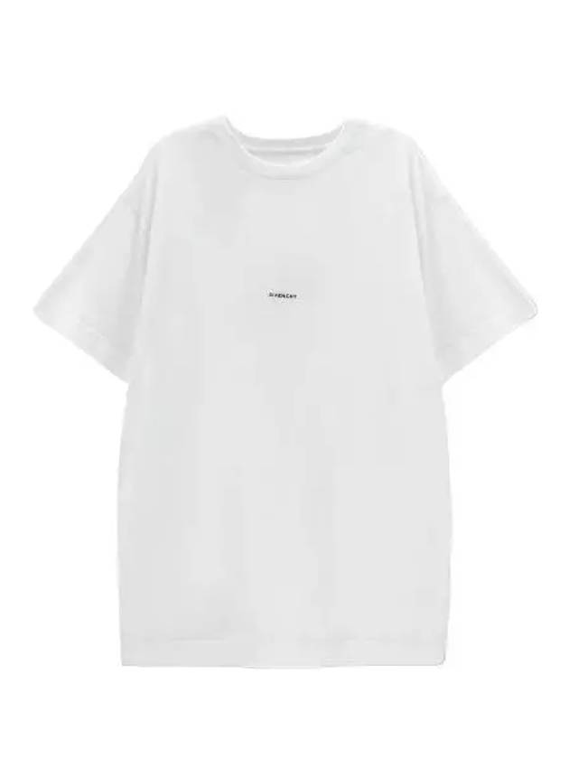 Oversized t shirt white short sleeve - GIVENCHY - BALAAN 1