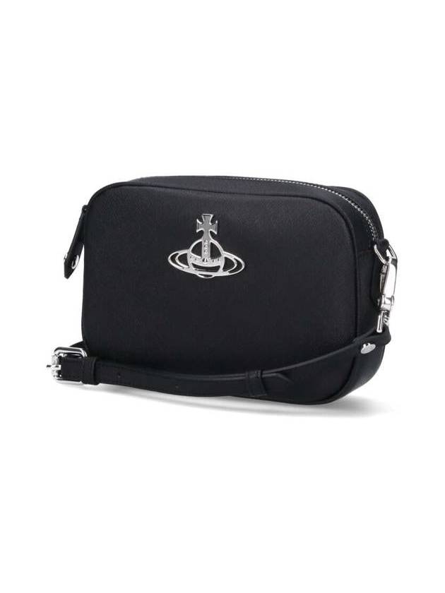 Orb Plaque Camera Cross Bag Black - VIVIENNE WESTWOOD - BALAAN 3