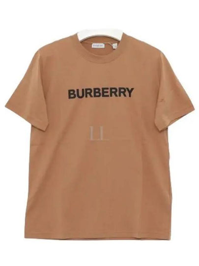 Logo Print T-Shirt Brown - BURBERRY - BALAAN 2