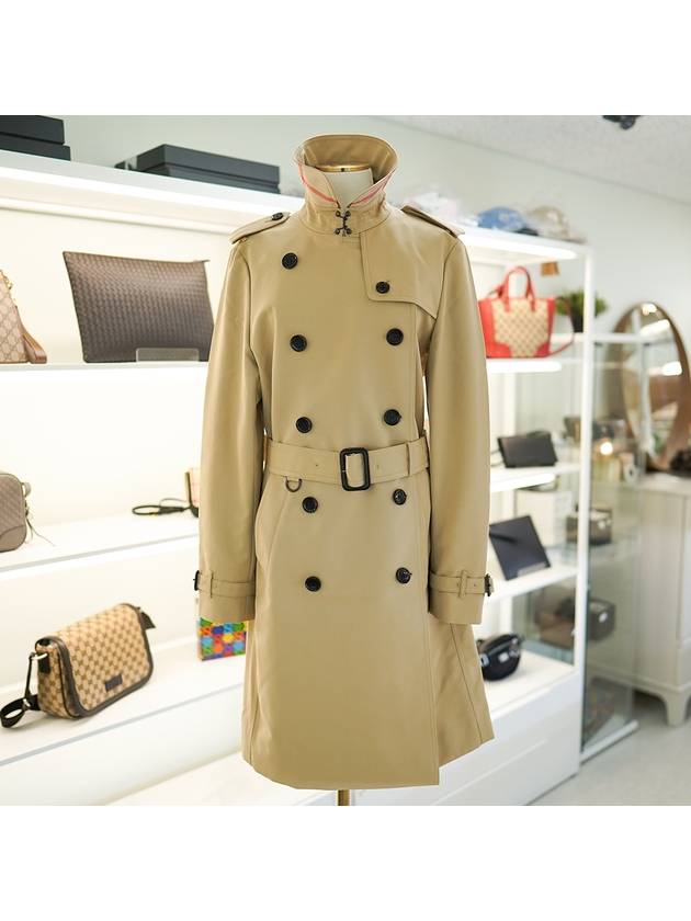 Harborne 2 Long Trench Coat Beige - BURBERRY - BALAAN 2