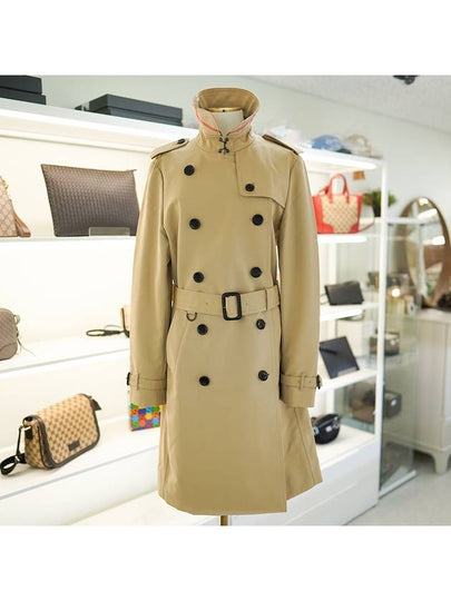 Harborne 2 Long Trench Coat Beige - BURBERRY - BALAAN 2