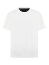 Double Layer Cotton Short Sleeve T-Shirt White - BOTTEGA VENETA - BALAAN 2