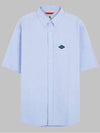 Classic Short Sleeve Oxford Shirt GEE245 103 Blue - GEECOON - BALAAN 5