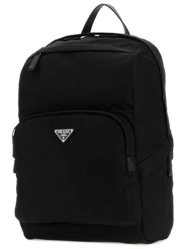 Triangle Logo Re-Nylon Backpack Black - PRADA - BALAAN 3