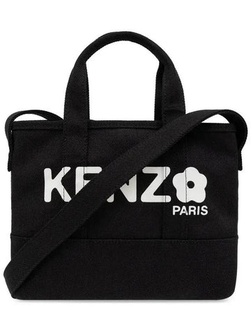 Boke Flower 2.0 Small Tote Bag Black - KENZO - BALAAN 1