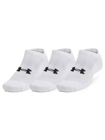 Unisex training cotton no show socks 3 pairs 1386313 100 - UNDER ARMOUR - BALAAN 1