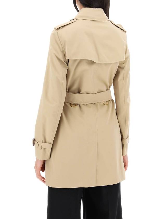 Short Kensington Heritage Trench Coat Beige - BURBERRY - BALAAN 4