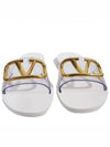 S0L42 ECG 001 V logo transparent sandals white - VALENTINO - BALAAN 6