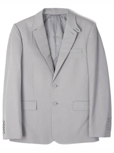 Gray wool twill jacket - DIOR - BALAAN 1