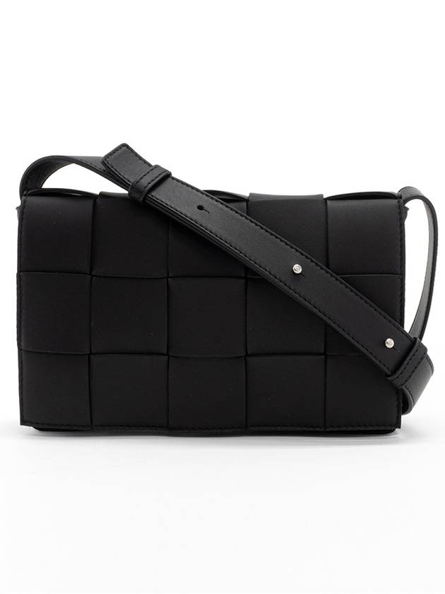 Intrecciato Cassette Cross Bag Black - BOTTEGA VENETA - BALAAN 2