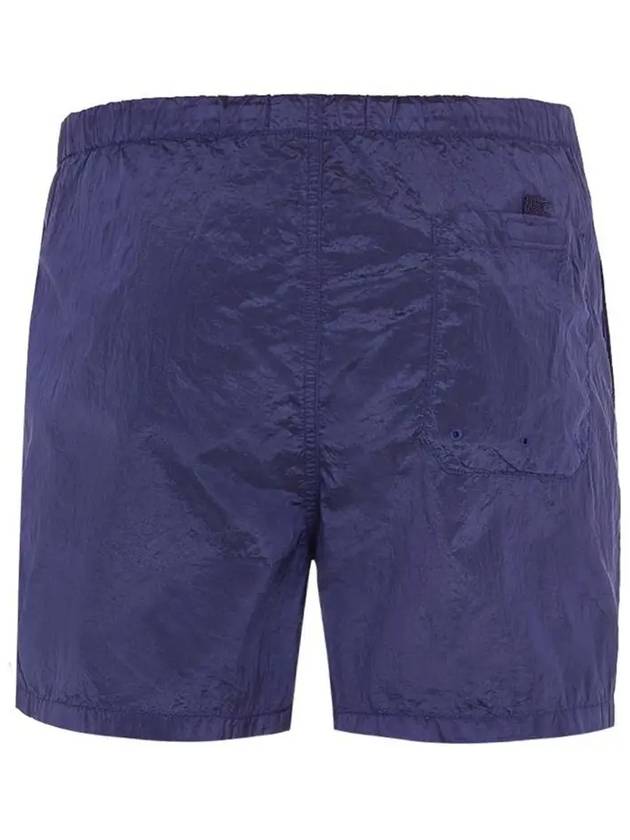 Men's Nylon Metal Swim Shorts Royal Blue - STONE ISLAND - BALAAN 4