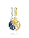 Two Tone Splittable Sun & Moon Dangle Charm Silver - PANDORA - BALAAN 2