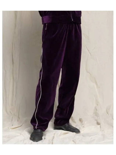 CAMI Ami EL FORTGENS U Sweat Pants Piping Purple - CAMIEL FORTGENS - BALAAN 1