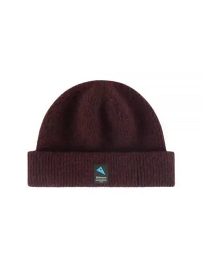 Runa Logo Patch Beanie Amaranth Red - KLATTERMUSEN - BALAAN 2