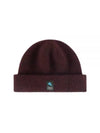 Runa Logo Patch Beanie Amaranth Red - KLATTERMUSEN - BALAAN 1