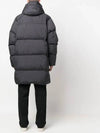 Waffen Patch Crinkle Reps Long Padding Charcoal - STONE ISLAND - BALAAN 6