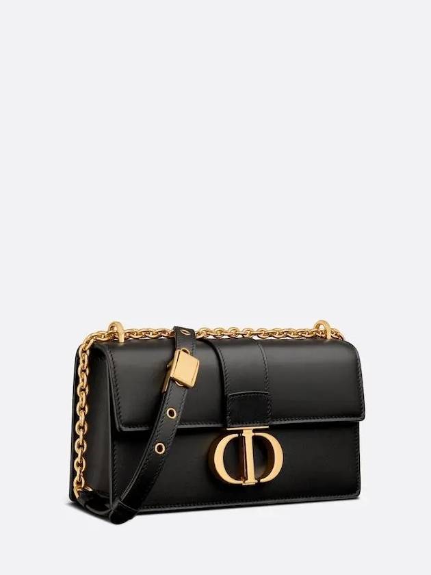 30 Montaigne East West Calfskin Chain Shoulder Bag Black - DIOR - BALAAN 5