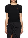 Bea Knit Top Black - VIVIENNE WESTWOOD - BALAAN 3