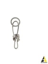 Andiamo Metal Key Holder Silver - BOTTEGA VENETA - BALAAN 2