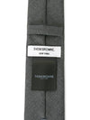 Super 120S Twill Tie Grey - THOM BROWNE - BALAAN 9