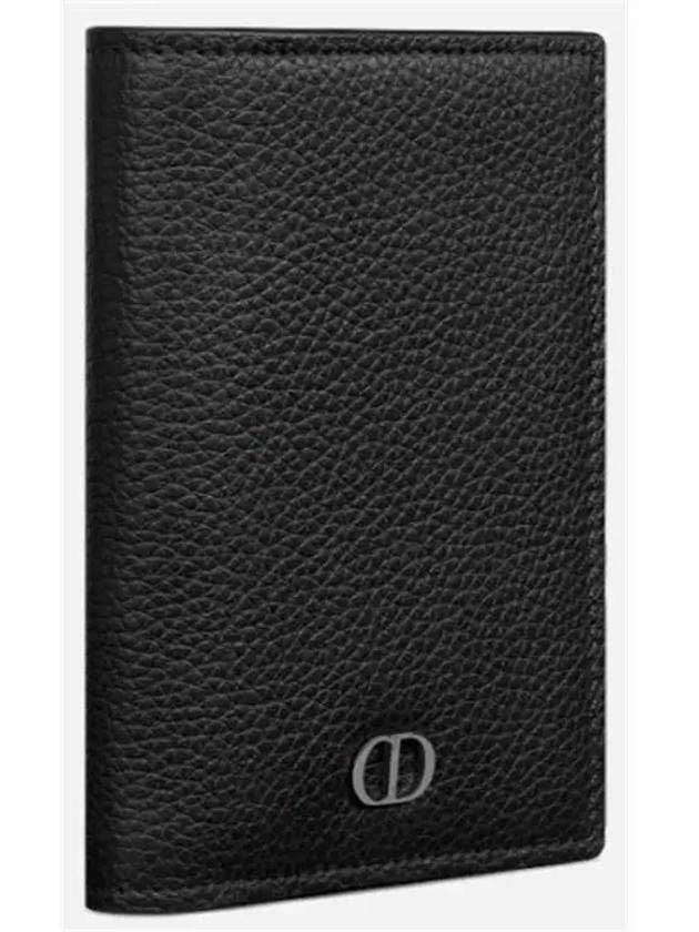 CD Icon Vertical Compact Card Wallet Black - DIOR - BALAAN 4