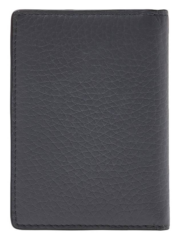 Signature Tree Print Heavy Grain Leather Card Wallet Grey - MULBERRY - BALAAN 4