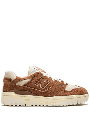 Leon Dore 550 Low-Top Sneakers Brown - NEW BALANCE - BALAAN 1