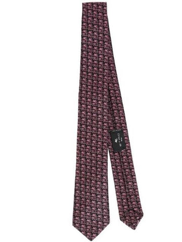 Monogram Embroidery Tie Black - ETRO - BALAAN 1