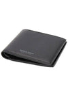 Logo Leather Half Wallet Black - BOTTEGA VENETA - BALAAN 4