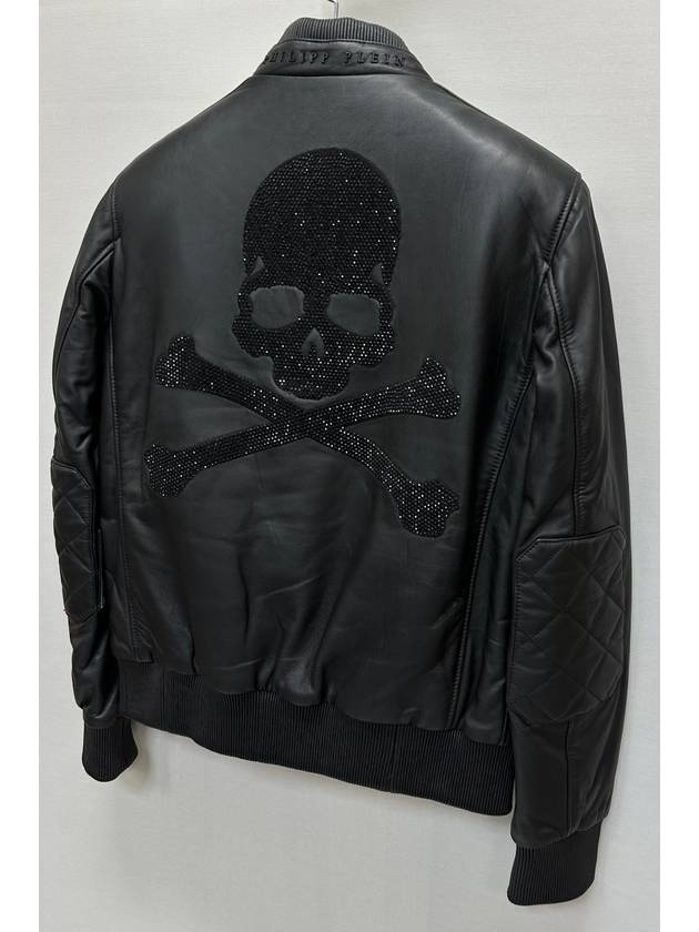 Big Swarovski quilted leather jacket 95 - PHILIPP PLEIN - BALAAN 5