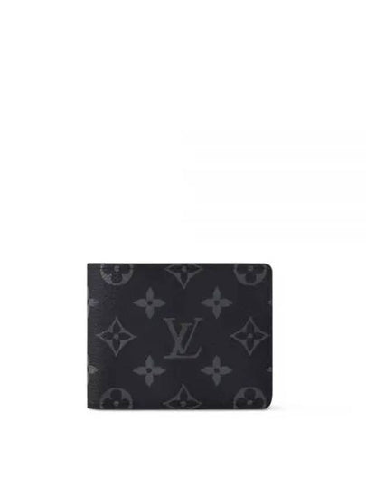 Slender Monogram Eclipse Half Wallet Black - LOUIS VUITTON - BALAAN 2